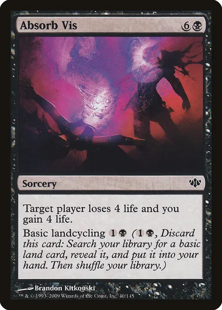 Absorb Vis, Magic card CON 40 — Conflux set