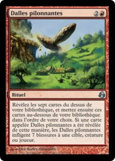 Dalles pilonnantes, carte Magic MOR 107 — extension Leveciel