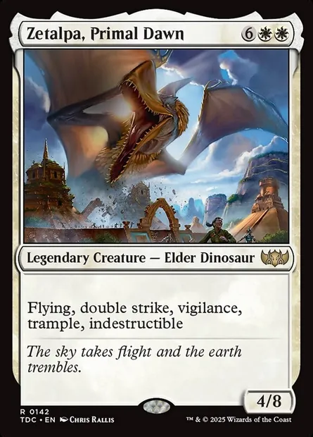 Zetalpa, Primal Dawn, Magic card TDC 142 — Tarkir: Dragonstorm Commander set