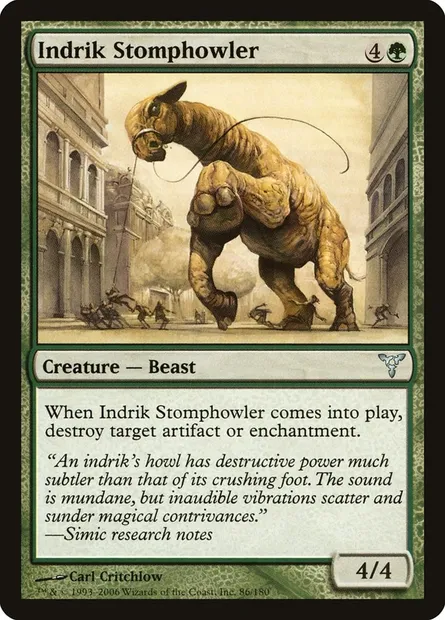Indrik Stomphowler, Magic card DIS 86 — Dissension set