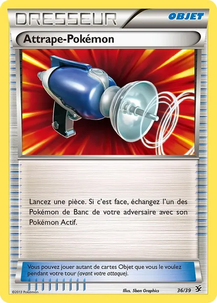 Attrape-Pokémon, carte Pokémon KSS 36 — extension Bienvenue à Kalos