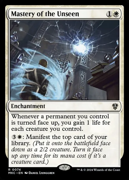 Mastery of the Unseen, Magic card MKC 74 — Murders at Karlov Manor Commander set