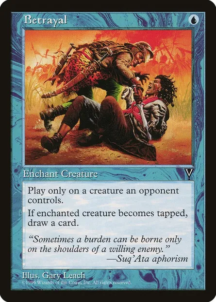 Betrayal, Magic card VIS 26 — Visions set