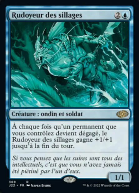 Rudoyeur des sillages, carte Magic J22 369 — extension Jumpstart 2022