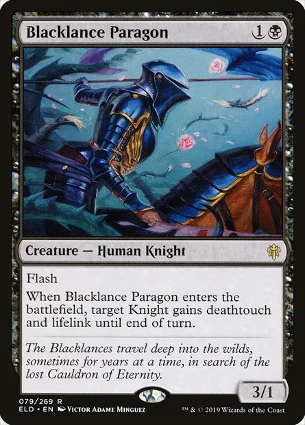 Blacklance Paragon, Magic card ELD 79 — Throne of Eldraine set