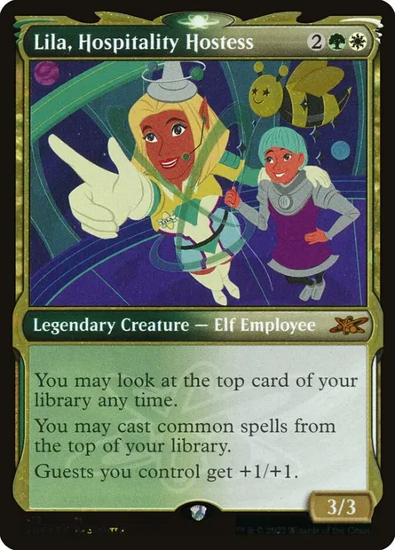 Lila, Hospitality Hostess, carte Magic UNF 513 — extension Unfinity