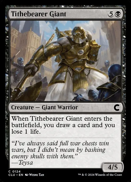 Tithebearer Giant, Magic card CLU 124 — Ravnica: Clue Edition set