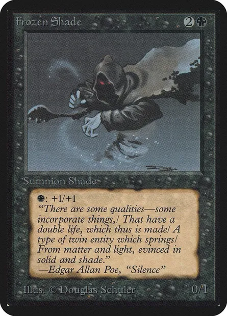 Ombre glaciale, carte Magic LEA 109 — extension Limited Edition Alpha