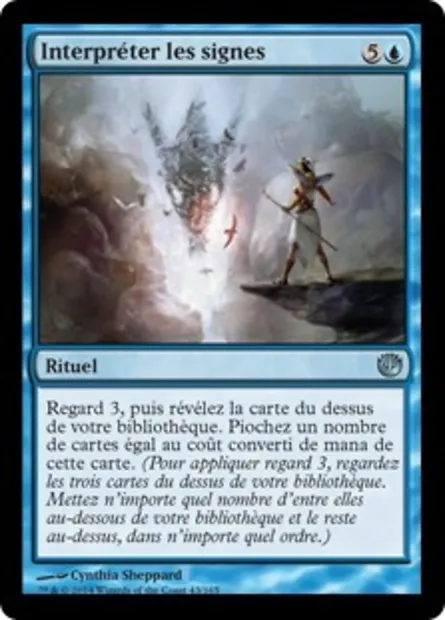 Interpréter les signes, carte Magic JOU 43 — extension Incursion dans Nyx
