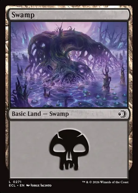 Marais, carte Magic ECL 271 — extension Lorwyn Eclipsed