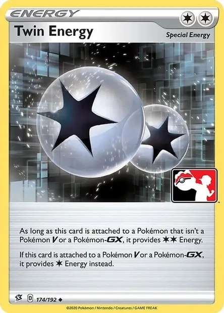 Énergie Jumelée, carte Pokémon PPS 174 — extension Play! Pokémon Prize Pack Series