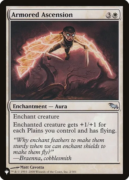 Armored Ascension, Magic card PLST SHM-2 — The List set