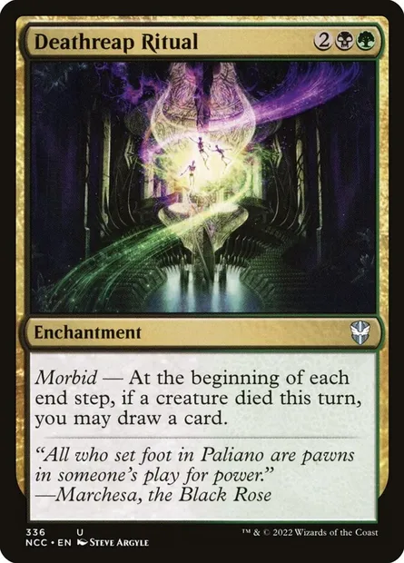 Deathreap Ritual, Magic card NCC 336 — New Capenna Commander set
