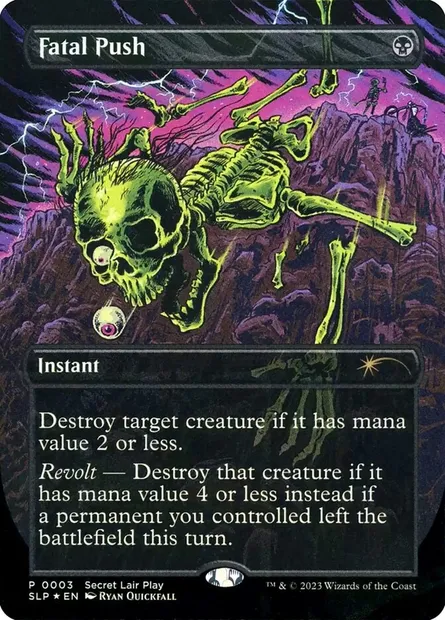 Fatal Push, Magic card SLP 3 — Secret Lair Promo set