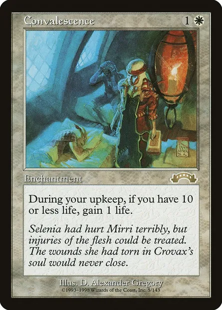 Convalescence, carte Magic EXO 5 — extension Exode