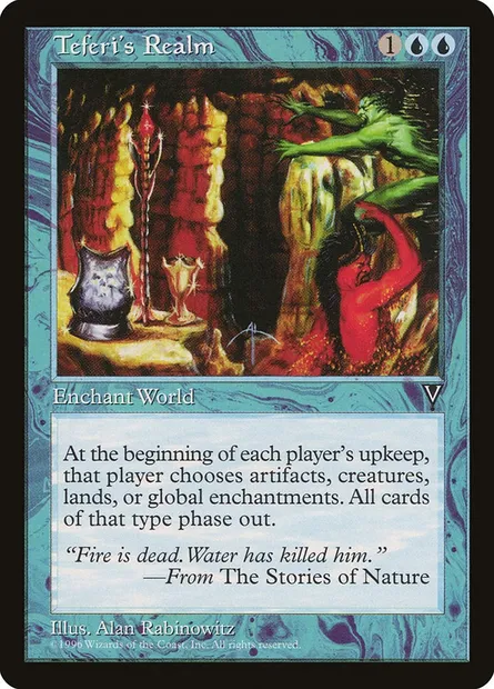 Teferi's Realm, Magic card VIS 44 — Visions set