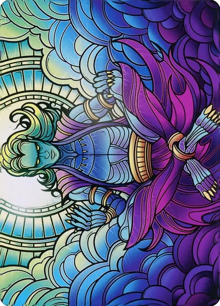 Zur, Eternal Schemer // Zur, Eternal Schemer, Magic card ADMU 81 — Dominaria United Art Series set