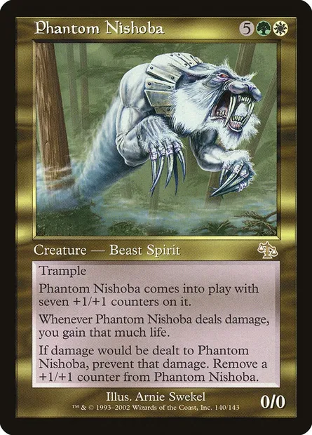 Phantom Nishoba, Magic card JUD 140 — Judgment set