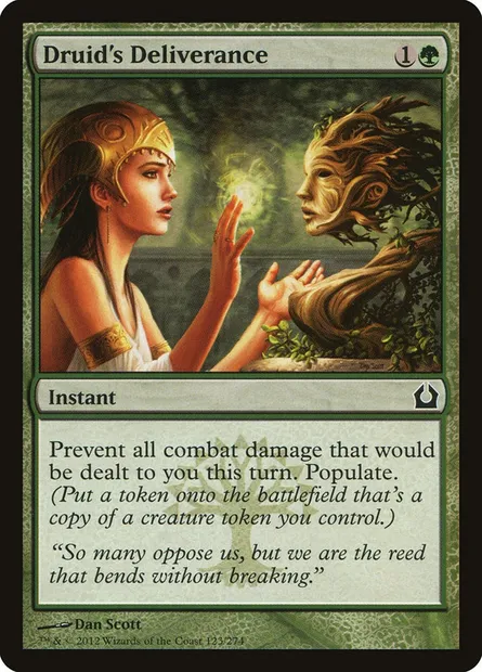 Druid's Deliverance, Magic card RTR 123 — Return to Ravnica set