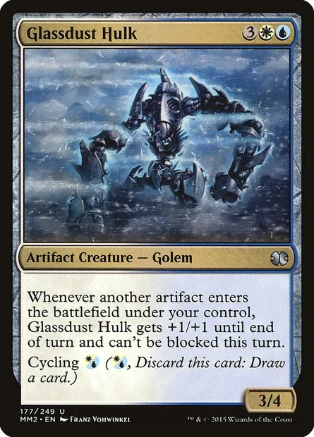 Glassdust Hulk, Magic card MM2 177 — Modern Masters 2015 set