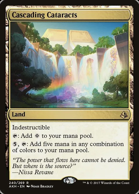 Cascading Cataracts, Magic card AKH 240 — Amonkhet set