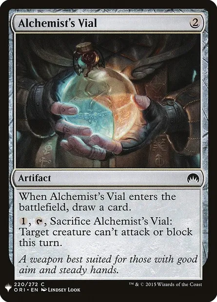 Alchemist's Vial, Magic card PLST ORI-220 — The List set
