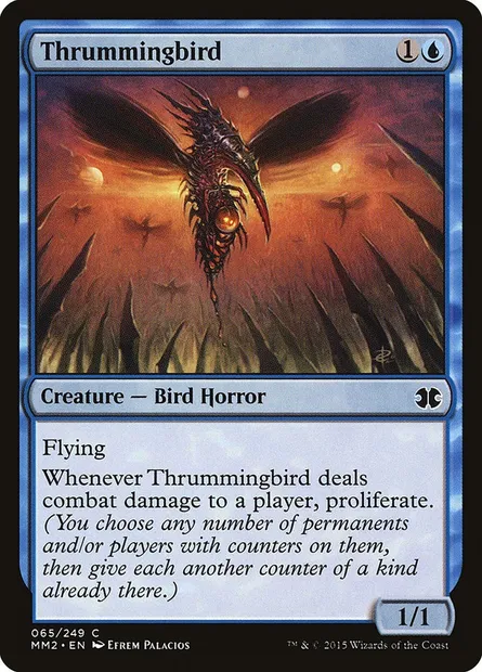 Thrummingbird, Magic card MM2 65 — Modern Masters 2015 set