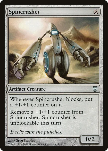 Spincrusher, Magic card DST 144 — Darksteel set