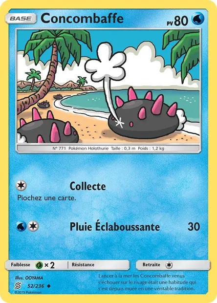 Concombaffe, carte Pokémon UNM 52 — extension Harmonie des Esprits