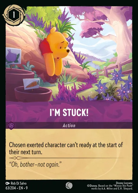 I'm Stuck!, Disney Lorcana card CH9-063 — Fabled set