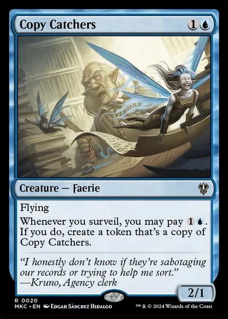 Copy Catchers, Magic card MKC 20 — Murders at Karlov Manor Commander set