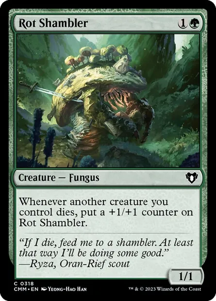 Rot Shambler, Magic card CMM 318 — Commander Masters set