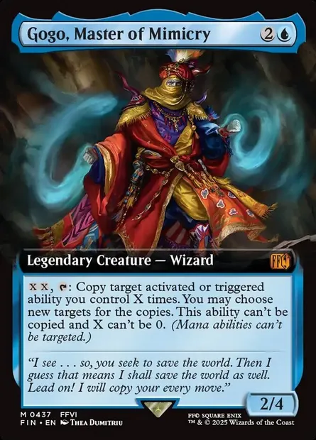 Gogo, Master of Mimicry, Magic card FIN 437 — Final Fantasy set