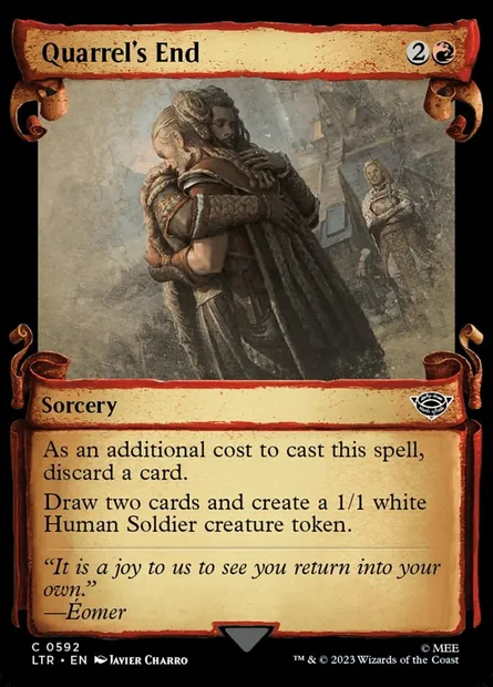 Quarrel's End, Magic card LTR 592 — The Lord of the Rings: Tales of Middle-earth set