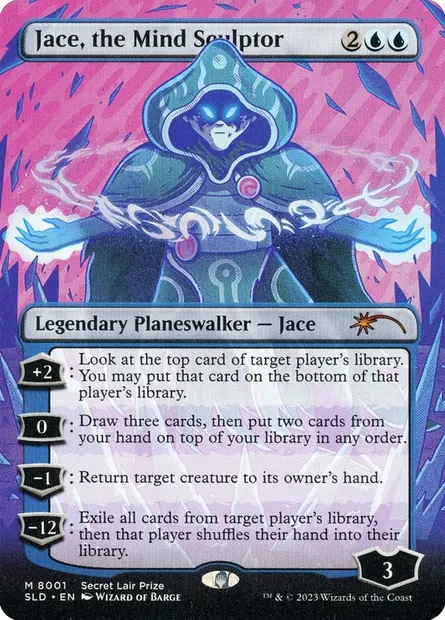 Jace, the Mind Sculptor, Magic card SLD 8001 — Secret Lair Drop set