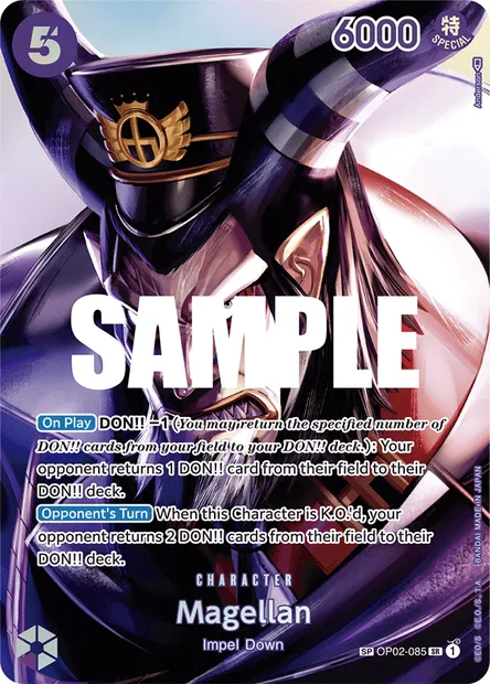 Magellan, carte One Piece OP02-085 — extension PARAMOUNT WAR