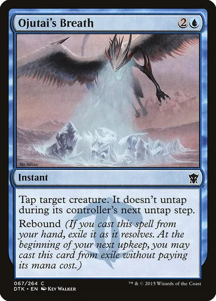 Ojutai's Breath, Magic card DTK 67 — Dragons of Tarkir set