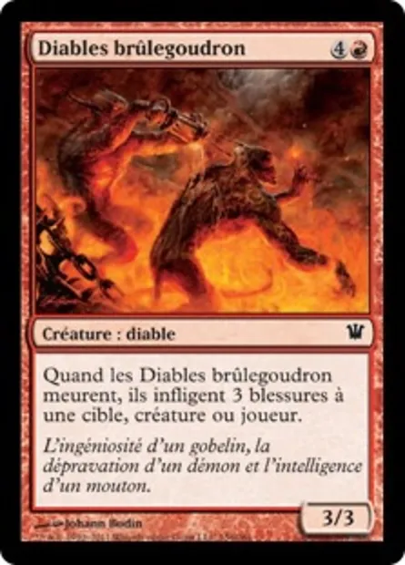 Diables brûlegoudron, carte Magic ISD 156 — extension Innistrad