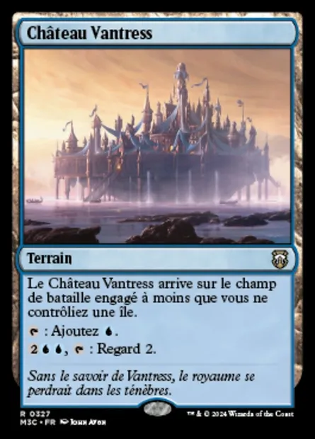 Château Vantress, carte Magic M3C 327 — extension Modern Horizons 3 Commander
