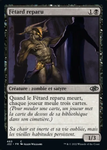 Fêtard reparu, carte Magic J22 460 — extension Jumpstart 2022