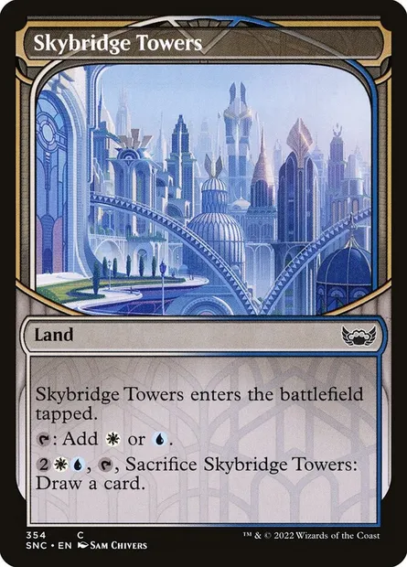 Skybridge Towers, Magic card SNC 354 — Streets of New Capenna set