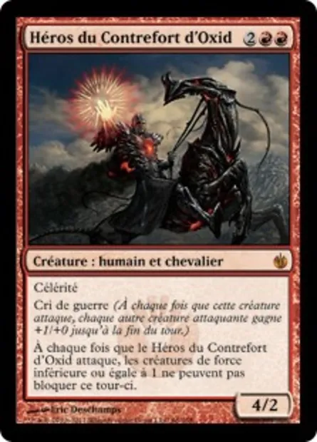 Héros du Contrefort d'Oxid, carte Magic MBS 66 — extension Mirrodin assiégé