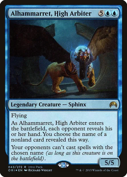 Alhammarret, High Arbiter, Magic card PORI 43 — Magic Origins Promos set