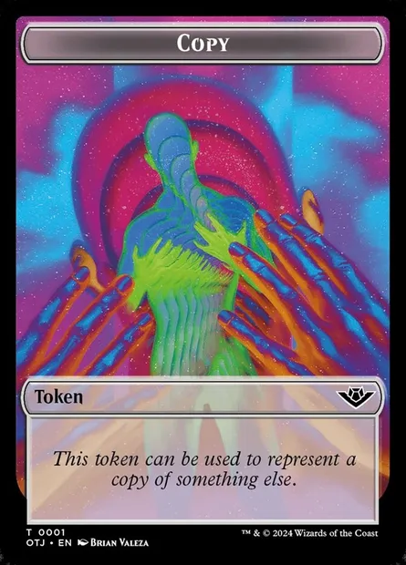 Copy, Magic card TOTJ 1 — Outlaws of Thunder Junction Tokens set