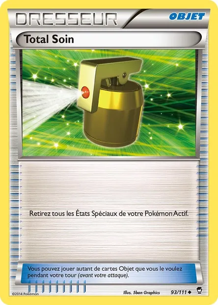 Total Soin, carte Pokémon FFI 93 — extension Poings Furieux