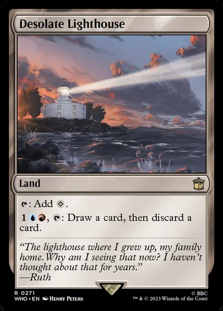 Desolate Lighthouse, Magic card WHO 271 — Doctor Who set