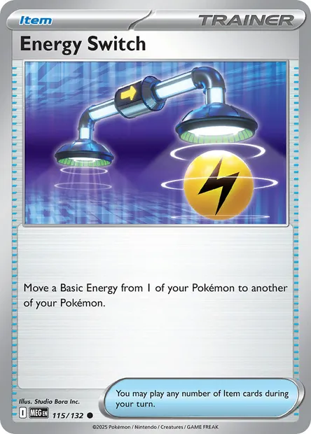 Energy Switch, Pokémon card MEG 115 — Mega Evolution set
