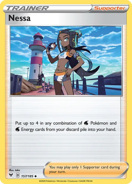 Nessa, Pokémon card VIV 157 — Vivid Voltage set