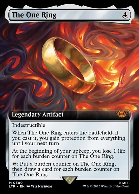 The One Ring, Magic card LTR 380 — The Lord of the Rings: Tales of Middle-earth set