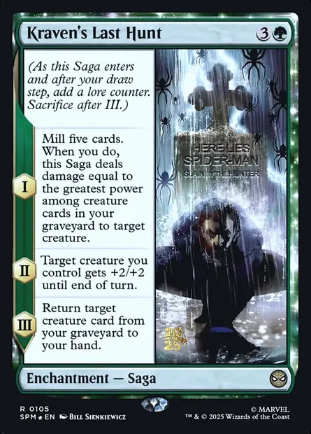 Kraven's Last Hunt, Magic card PSPM 105s — Marvel's Spider-Man Promos set